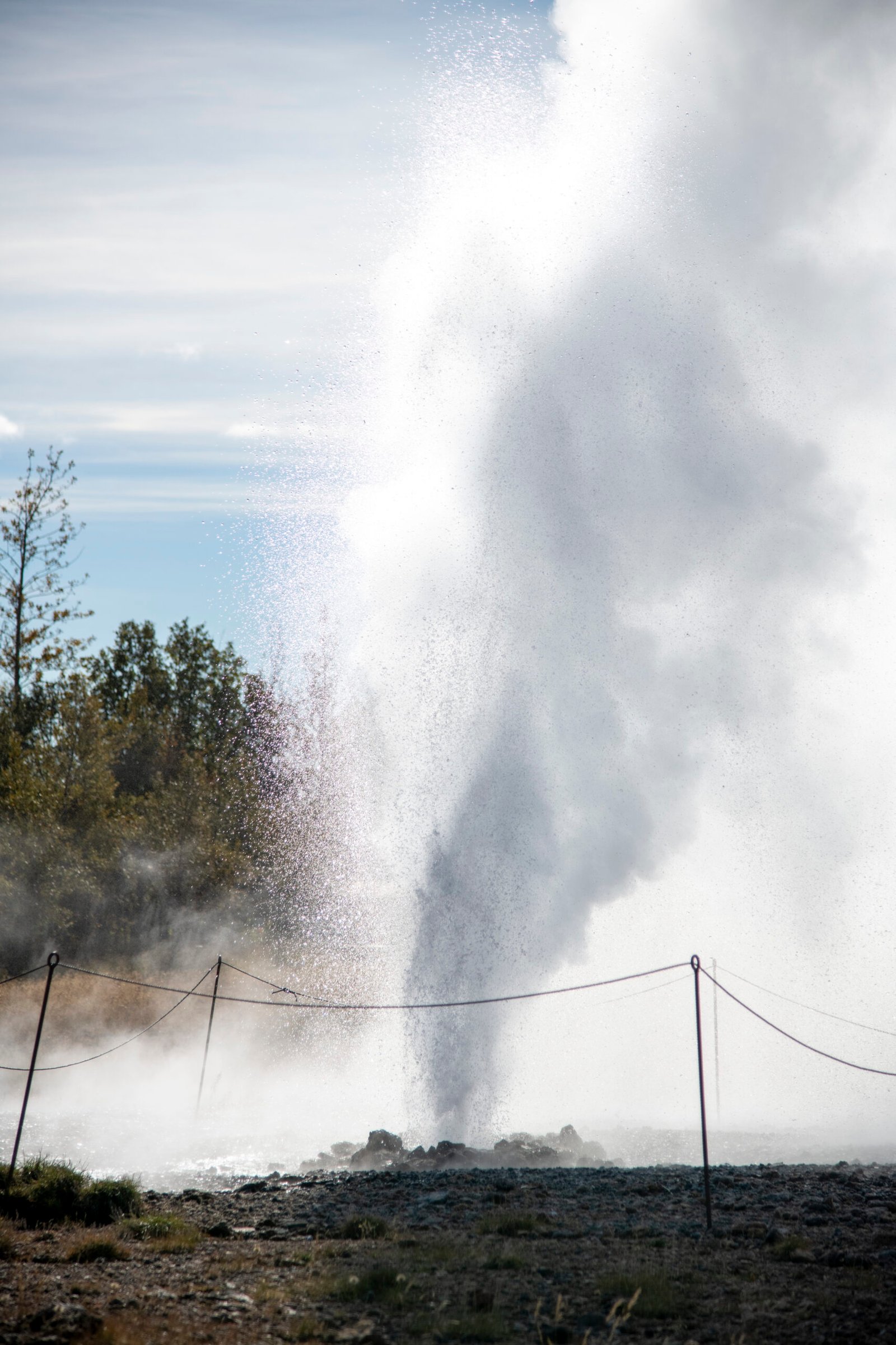 Geyser at Geothermal Park in Hveragerði