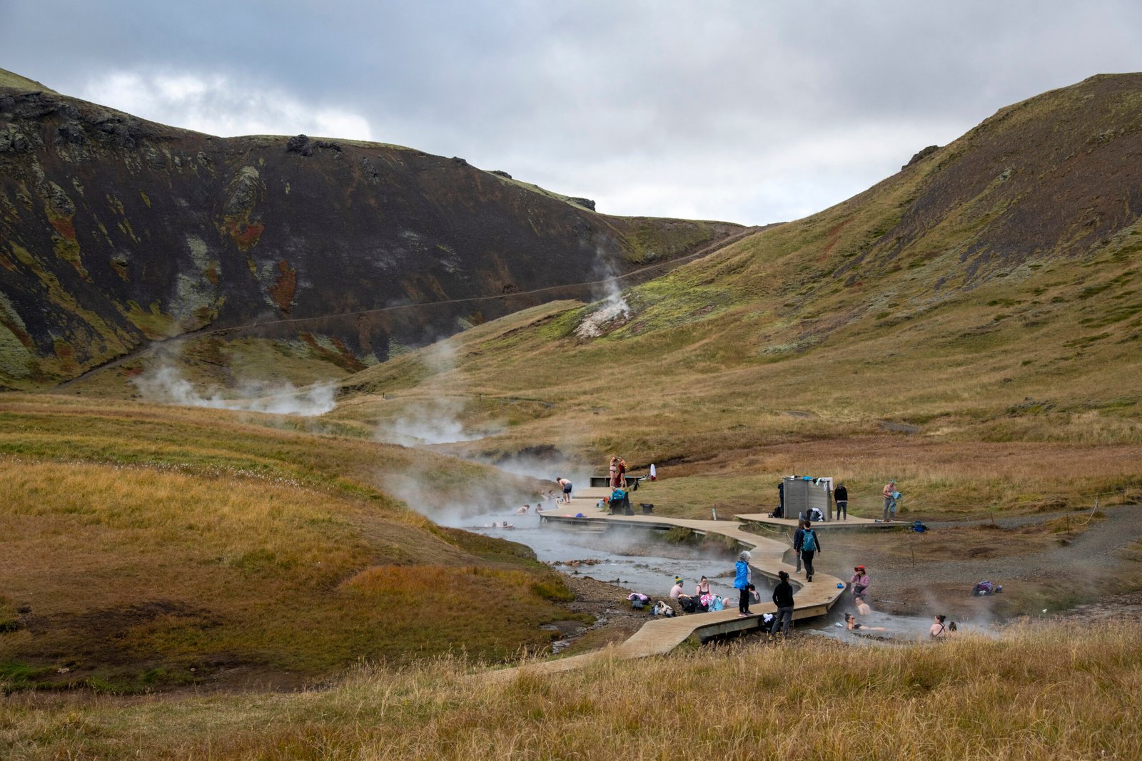 Reykjadalur Hot Spring Thermal River - Family Itinerary to Iceland