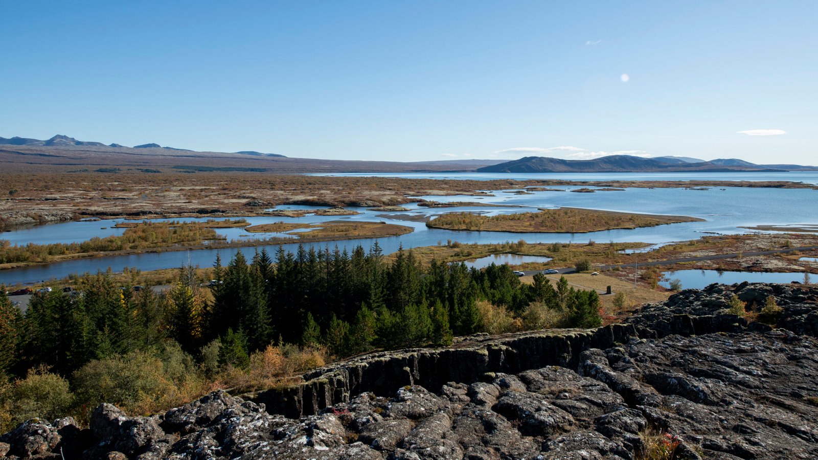 Lookout at Thingvellir Visitors center - Family Itinerary to Iceland