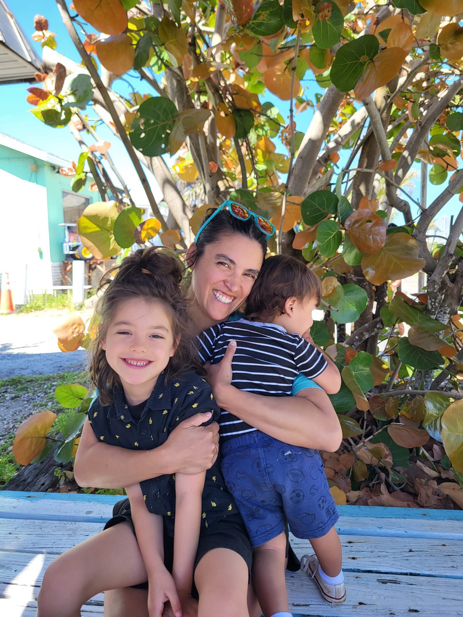 Alissa with kids