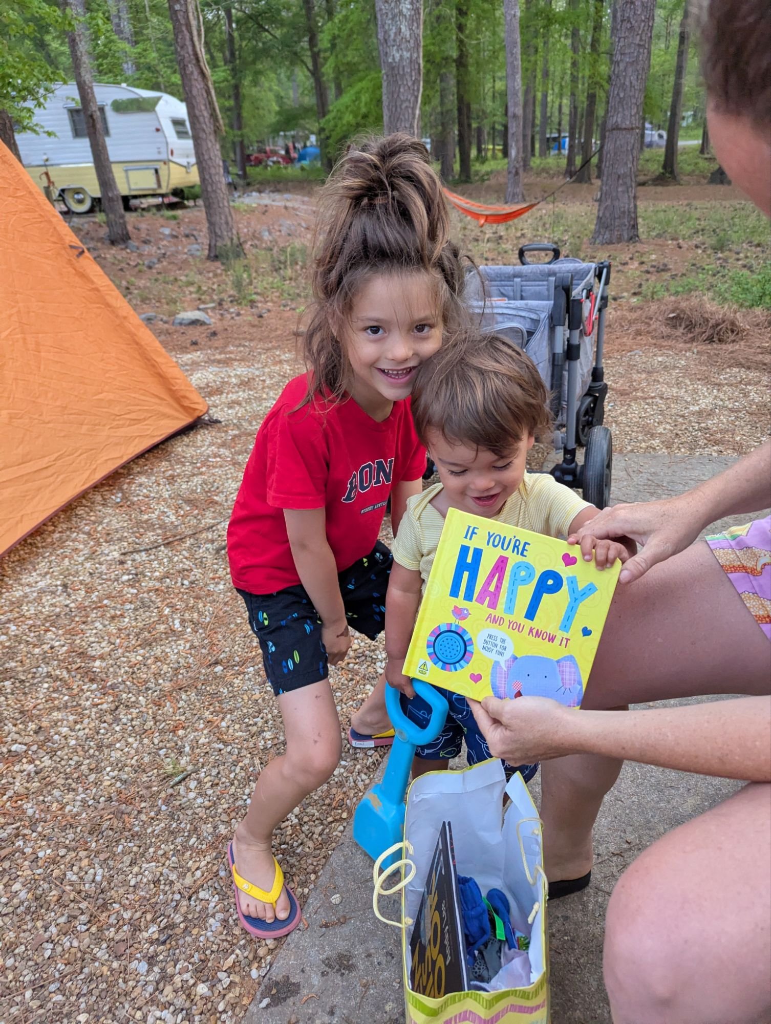 Easter camping in georgia with kids