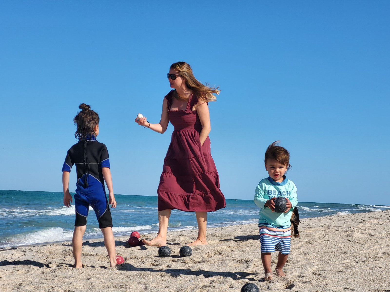 bocci ball on the beach - things to do in vero beach with kids