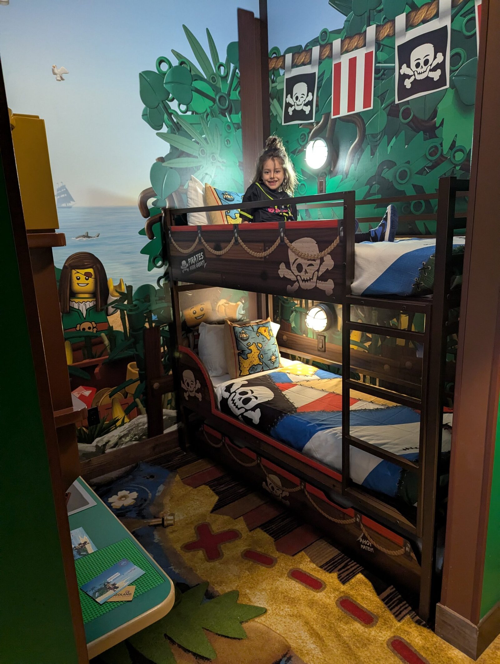 Legoland pirate hotel bunk beds Winter haven Florida - things to do in vero beach with kids