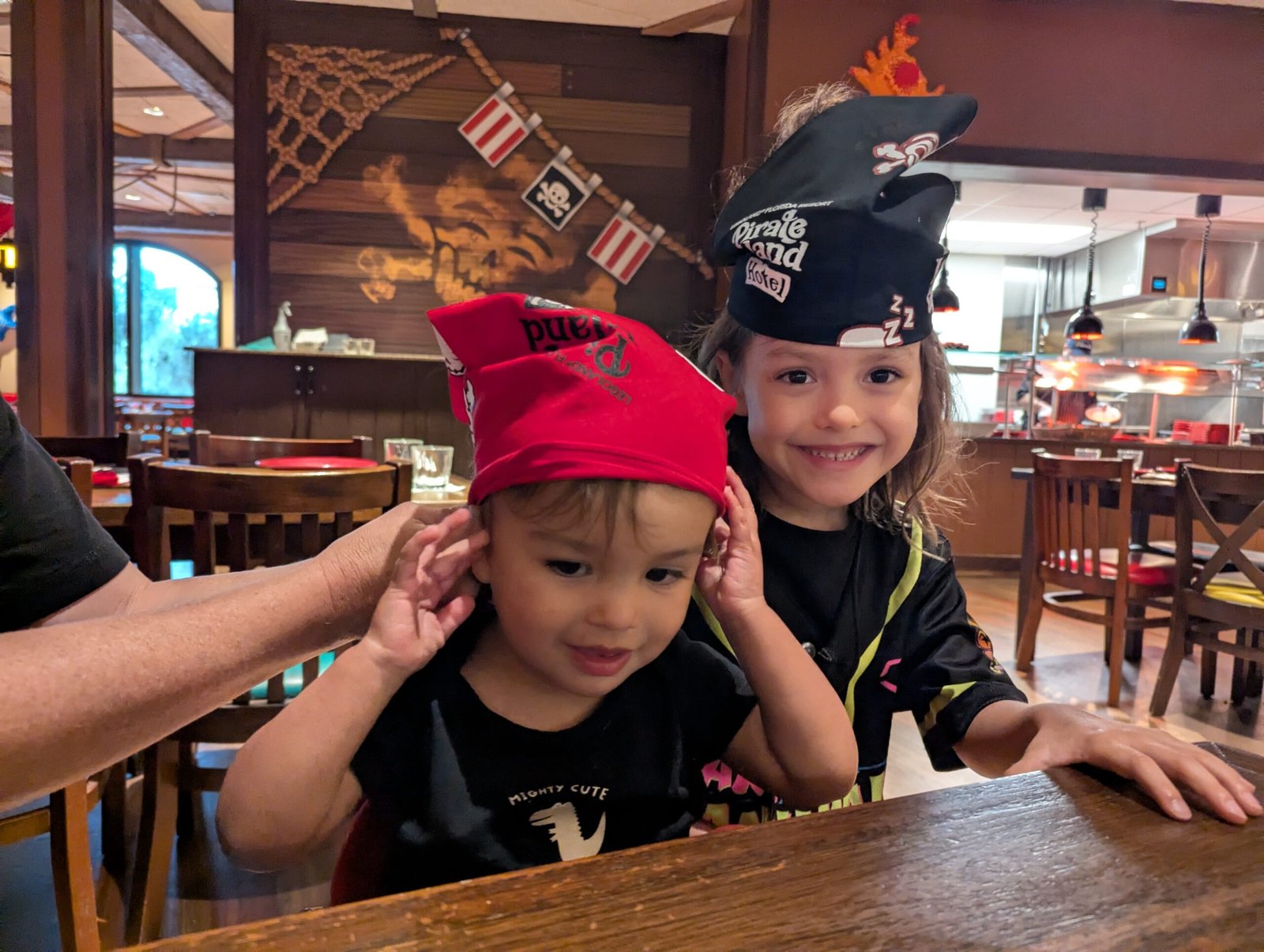 Legoland pirate hotel buffet dinner Winter haven Florida - things to do in vero beach with kids