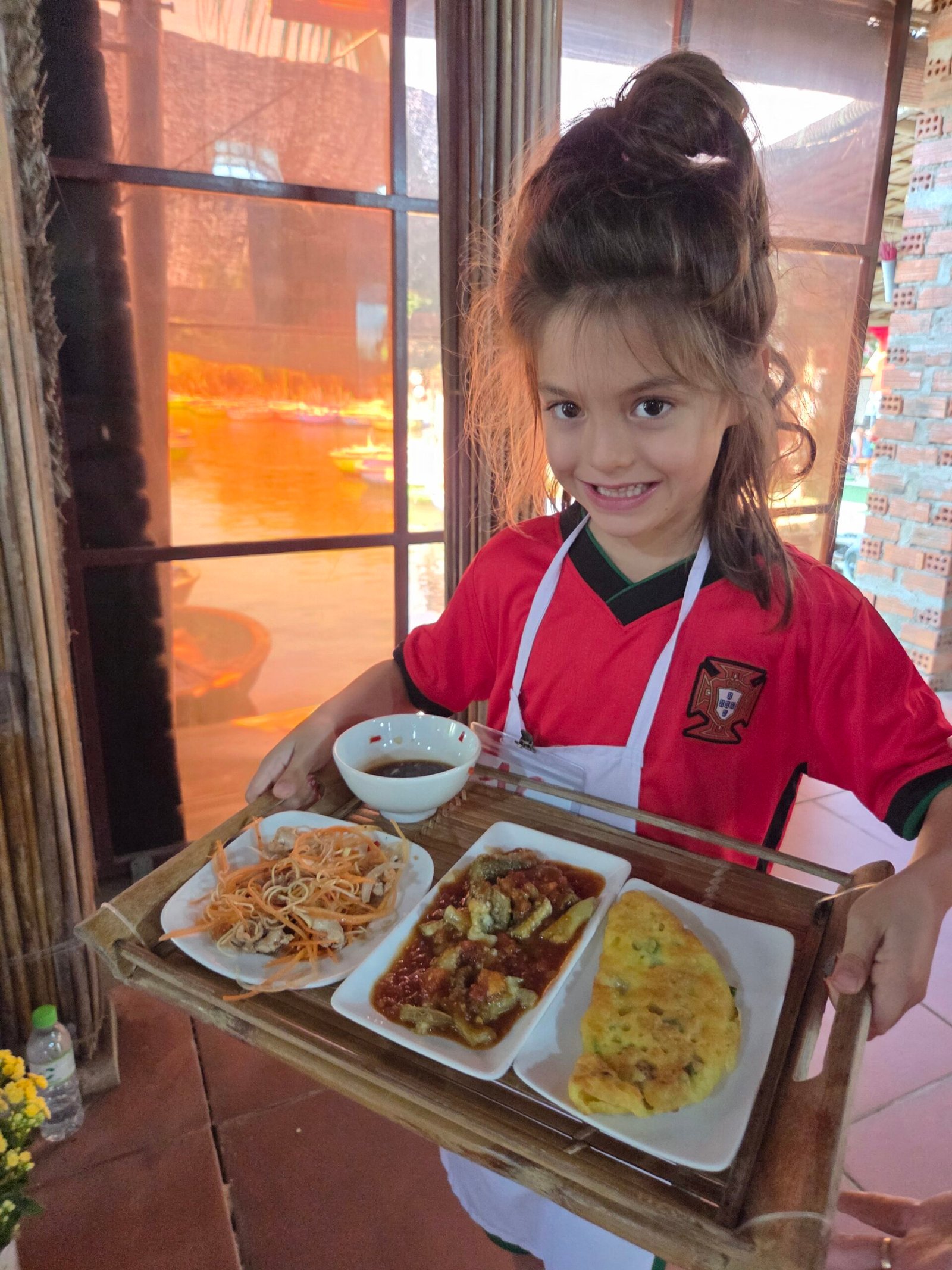 Meal cooked by 6 year old in Hoi An