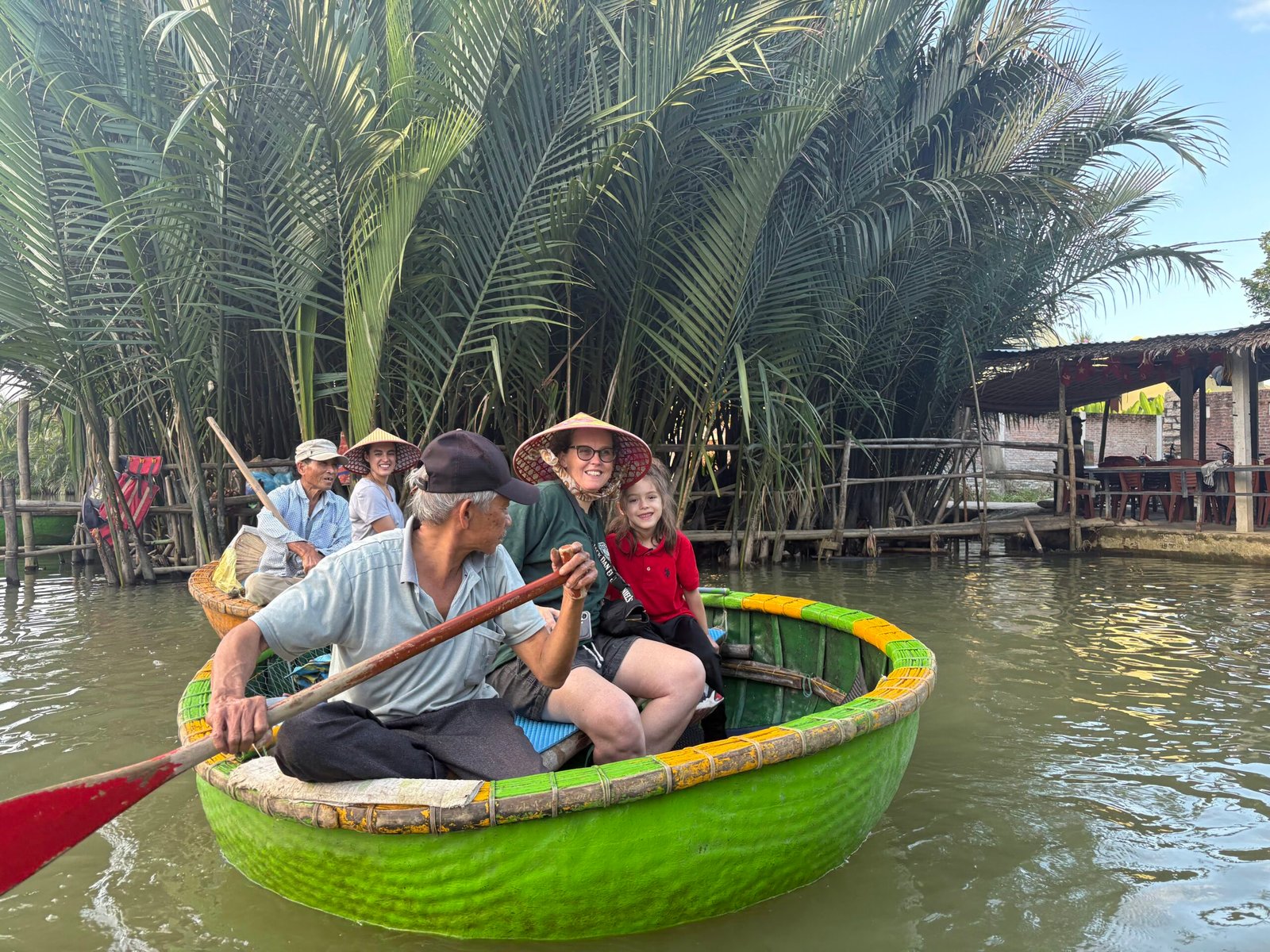 Hoi An coconut forest basket boats tour