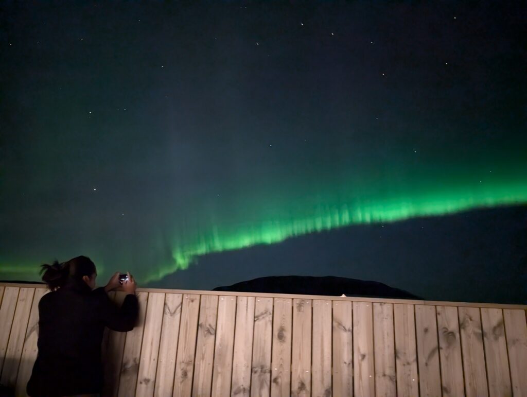 Northern LIghts from cabin in Selfoss, Iceland - Tips for Family Iceland Adventure