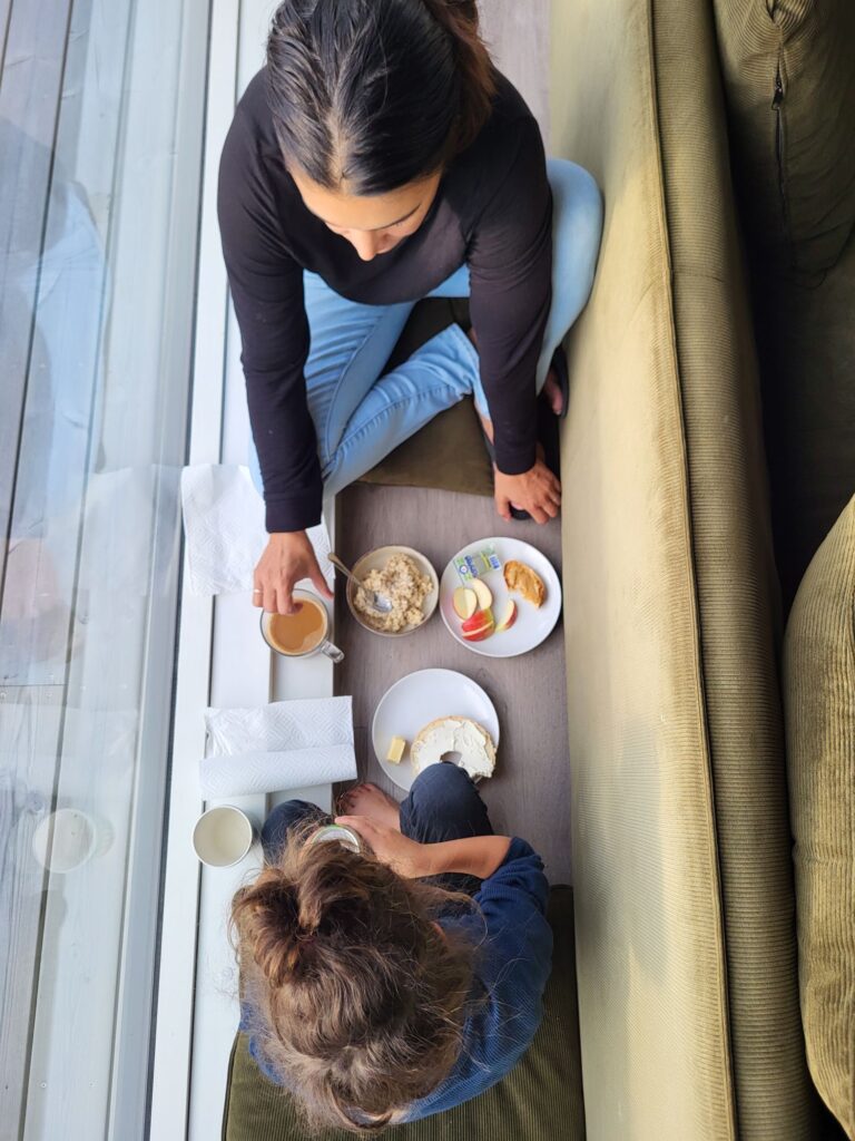 How to travel with kids - flexible mornings
