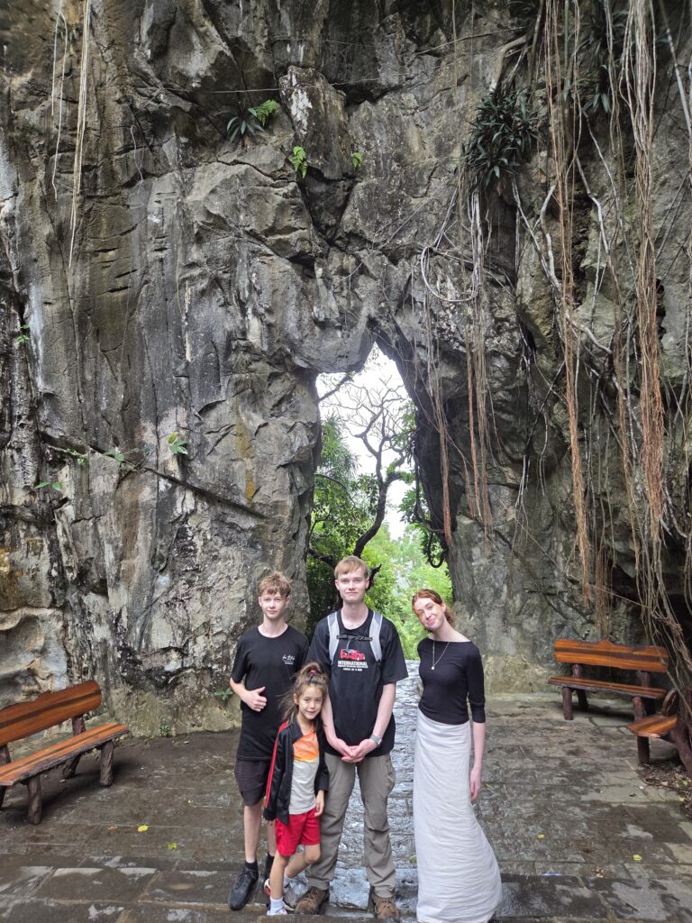 Exploring Marble Mountain saves in Da Nang Vietnam