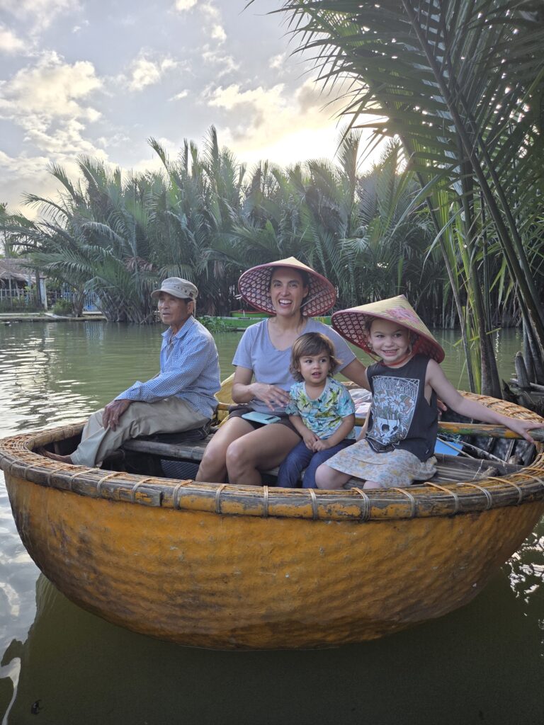 Hoi An coconut forest basket boats tour