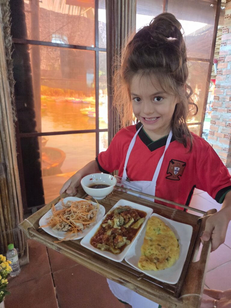 Meal cooked by 6 year old in Hoi An