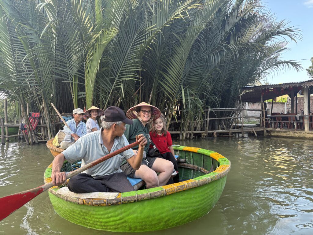 Hoi An coconut forest basket boats tour